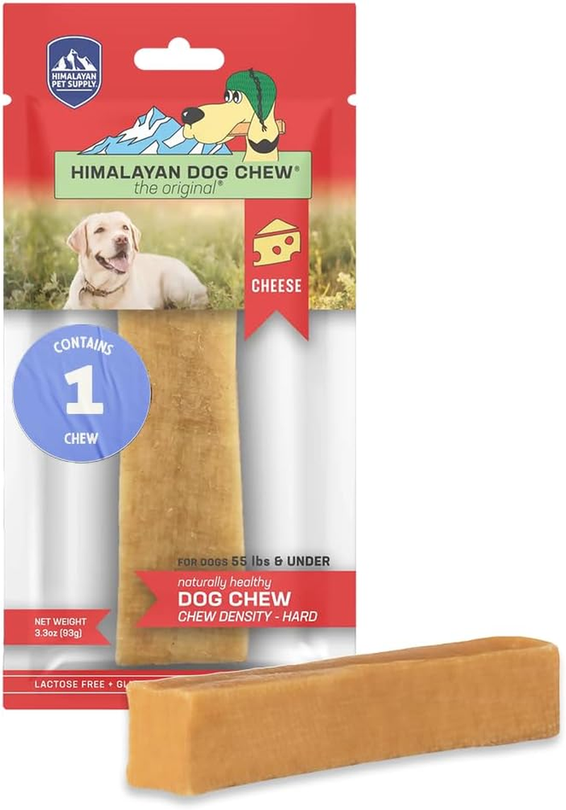 Original Yak Cheese Dog Chews, 100% Natural, Long Lasting, Gluten