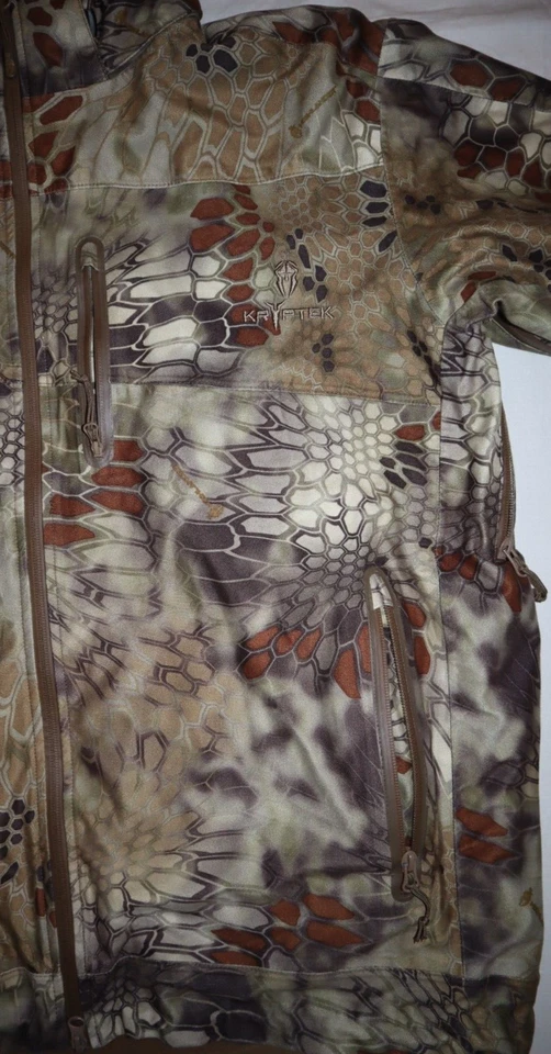 KRYPTEK CAMO XL HEAVY JACKET Hoodie Hex Snakeskin Battlefield Hunting Primaloft - Image 4 of 4