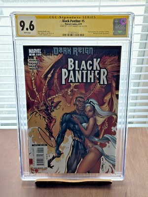 Black Panther #5 CGC 9.6 SS J Scott Campbell SIGNED SHURI NEW BLACK PANTHER