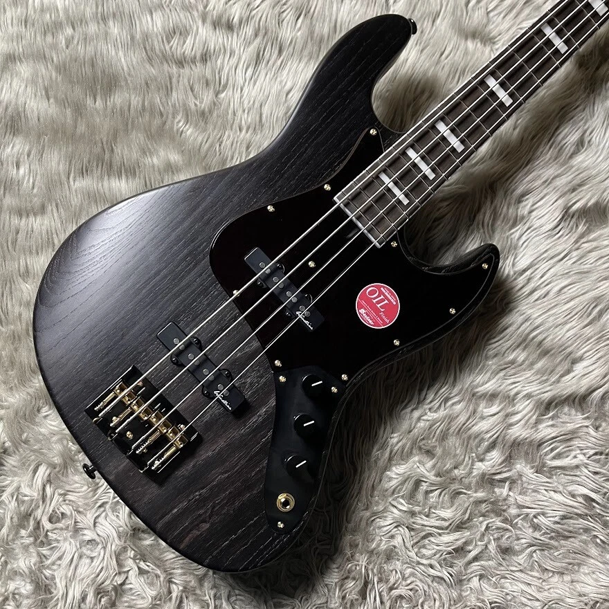 Bacchus: WOODLINE 417-BGP/E BLK O Electric Bass