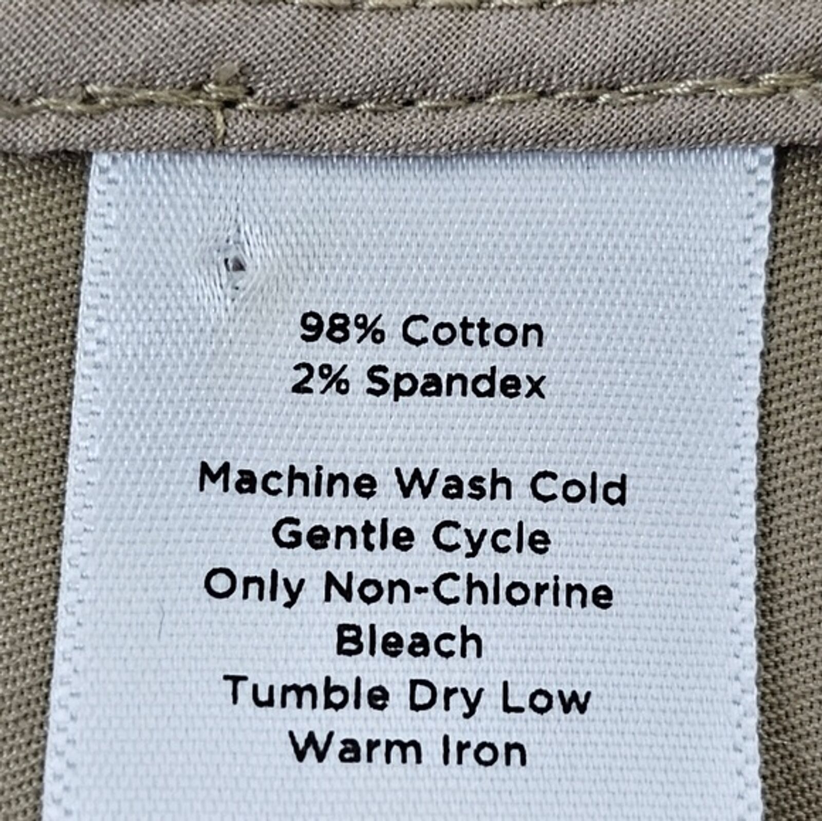 Talbots 2 Petite Jacket Tan Cotton Blend Ruffle T… - image 9