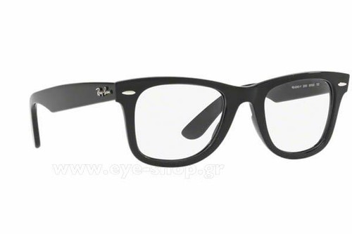 Ray Ban 4340 occhiale da vista wayfarer rettangolare nero classico uomo  donna | eBay