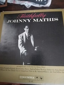 Johnny Mathis Faithfully Osser Columbia Mono CL1422 1959 LP 
