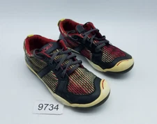 Plae Miles Youth Boy's Size 13 Comfort Running Shoes Black Multicolor *See desc