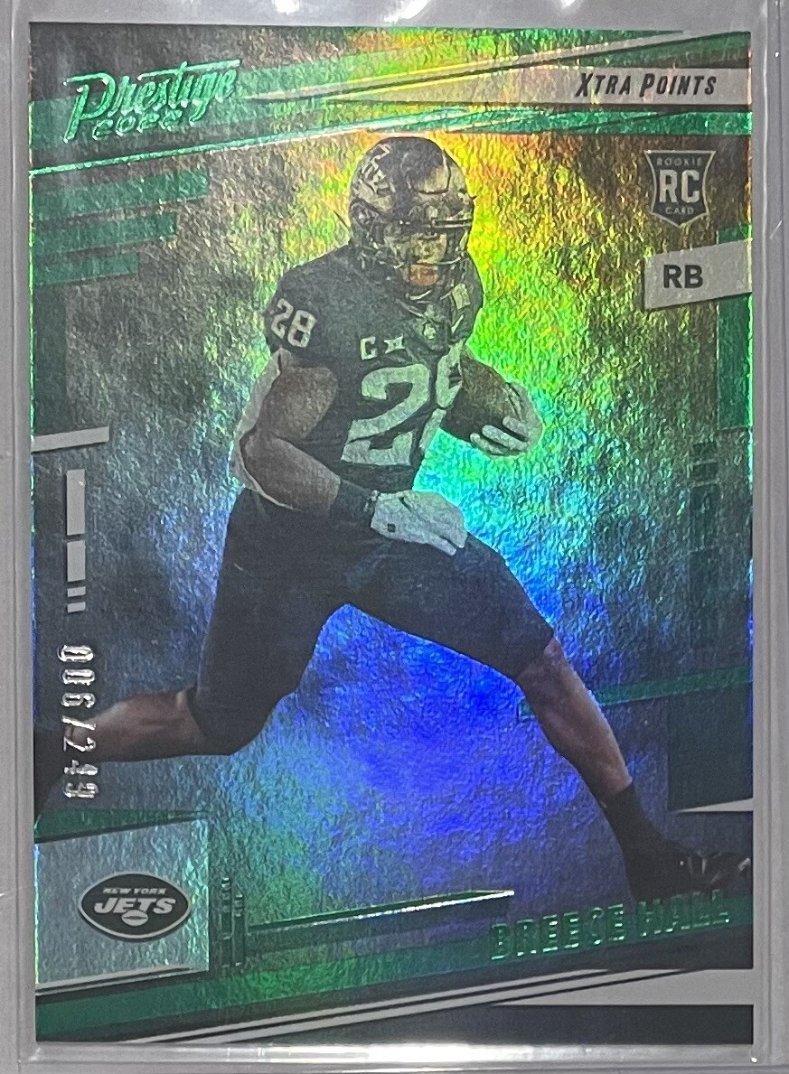 2022 Panini Prestige - Xtra Points #/249 Premium Green | #313 Breece Hall (RC)