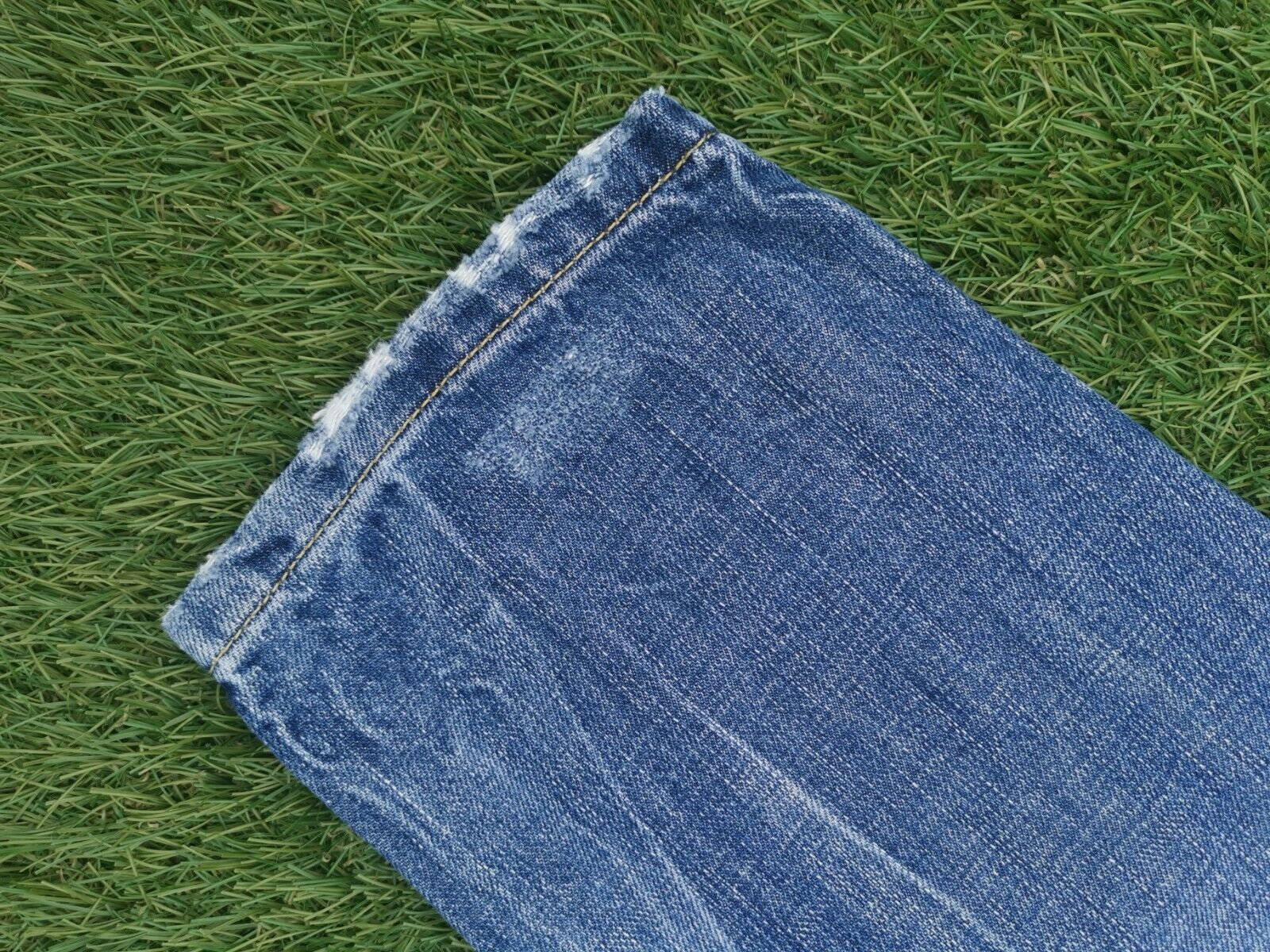 Y2k River Island Low rise jeans mid blue wash str… - image 7