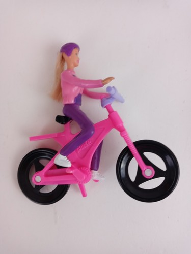 2000 McDonalds Happy Meal Toy Barbie on Bicycle - Picture 3 of 5