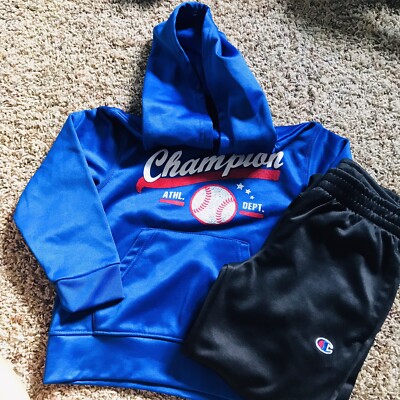 CHAMPION Fleece Hoodie Joggers Outfit, 2-Piece Set