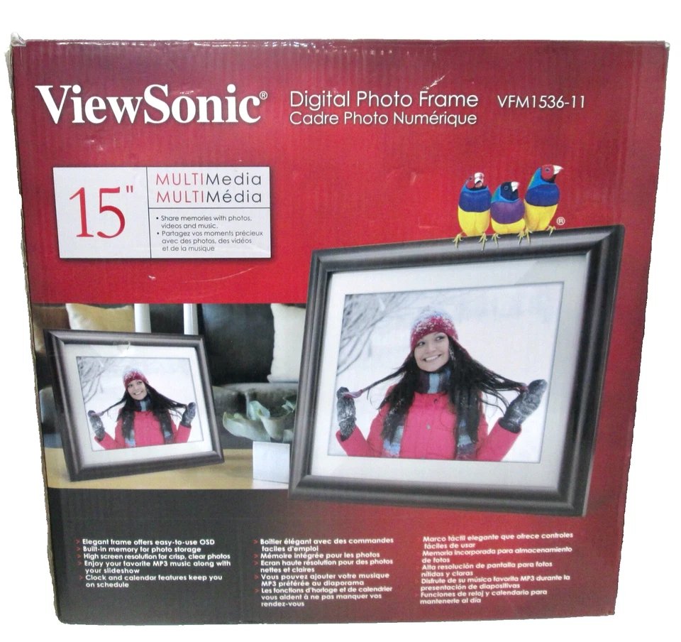 Excellent ViewSonic 15" Digital Picture Frame, VFM1536-11 - Image 4 of 4