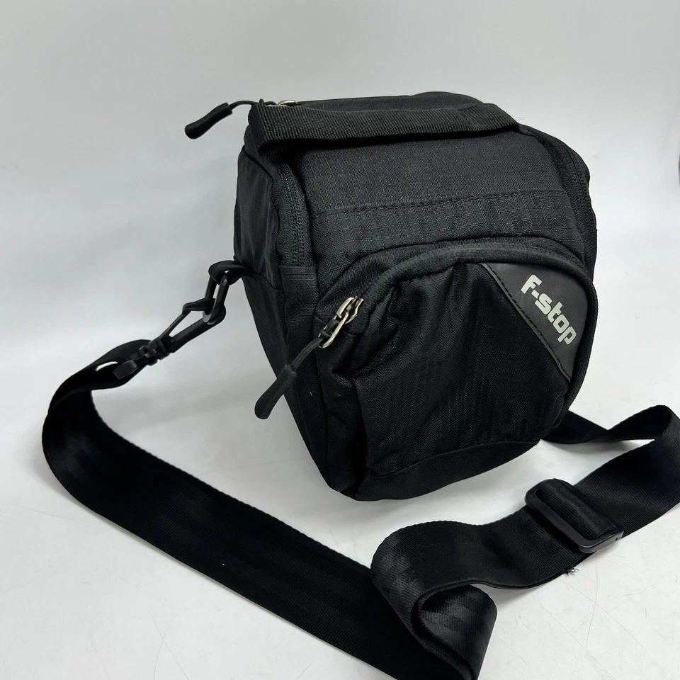 F-STOP Bolso de Hombro Pequeño NEGRO 8” X 5” Cubierta de Lluvia Excelente Estado Foto 4 de 4