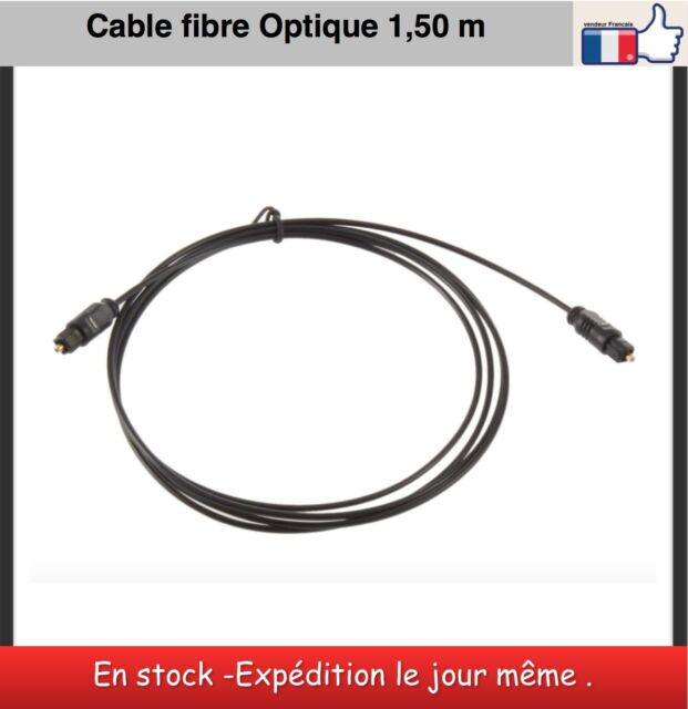 Cable optique Toslink male/male 1 50 m Digital Audio Optical Fiber Optic