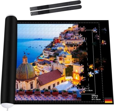 COLLECTIX Puzzlematte für große Puzzle bis 1500 Teile - Extra Weich & rutschfest Filzmatte