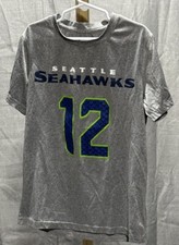 NFL Seattle Seahawks Tshirt Youth S Grey 12 Fan