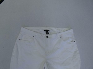 lane bryant white jeans