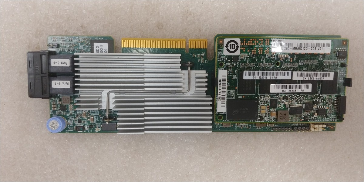 UCSC-MRAID12G CISCO 12GB/S SAS PCI-E X8 MODULAR RAID CONTROLLER FOR - Foto 6