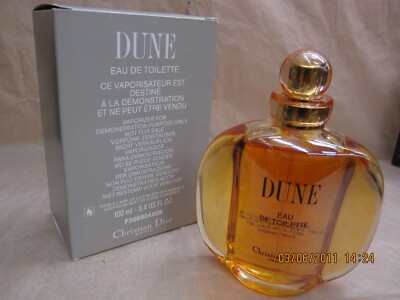VINTAGE * DUNE WOMEN by CHRISTIAN DIOR 3.4 FL oz / 100 ML EDT