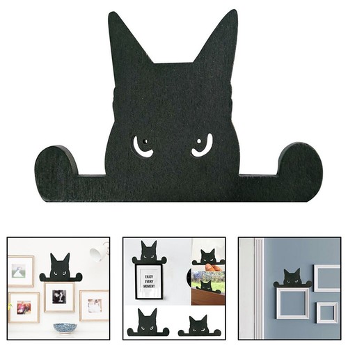 Eye Catching Black Cat Garden Ornament Unique Addition to Your