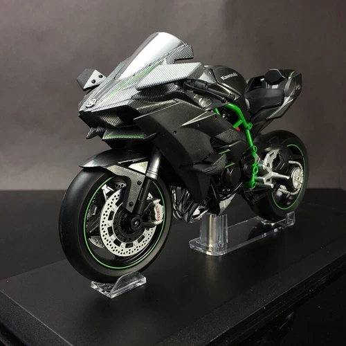 Neu Aoshima 1/12 Diecast Kawasaki Ninja H2R Motorrad Motorbike Modell 104576 - Bild 2 von 10