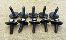 CHEVROLET Engine Undertray Cover Splash Guard Shield Screws Captive Washer Clips