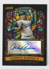 Johnny Podres 2008 Topps Stadium Club Beam Team Autograph Card