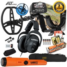Garrett AT Pro Underwater Waterproof Detector, Headphones, Pro Pointer AT, Bag