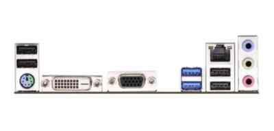 I/O Asrock H110m-dvs R2.0 Motherboard Backplate IO