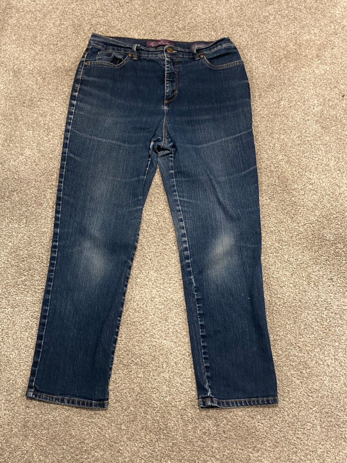 Gloria Vanderbilt Amanda Straight Leg Women's size 12 Long D