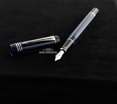 Parker Duofold International Pinstripe Fountain Pen-Medium Nib | eBay