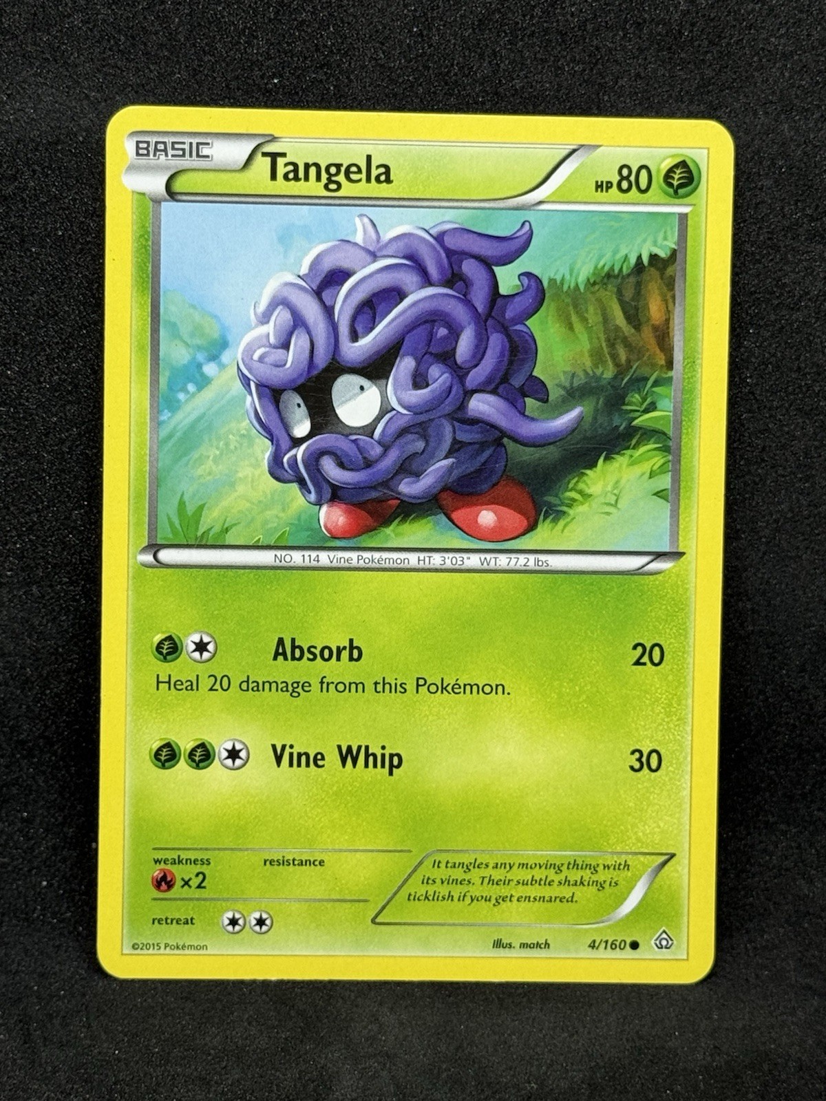Tangela 4/160 - Common Pokemon XY Primal Clash Card HP