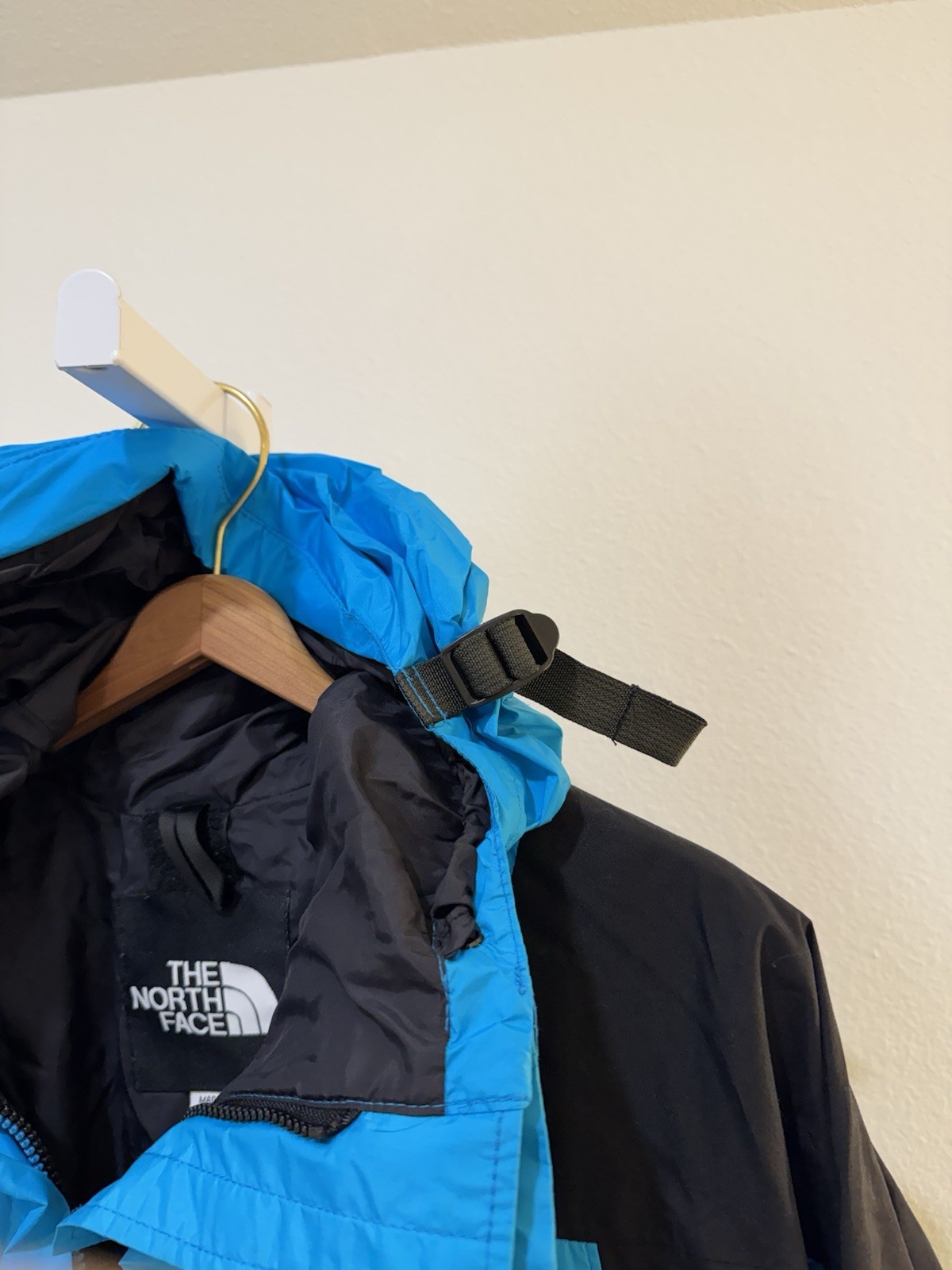 Vintage The North Face Jacket Mens S Aqua Blue Mountain Light Parka USA Gore Tex image 5