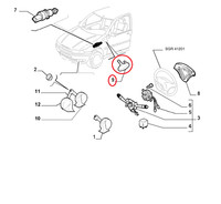Seitenblinker Fiat Palio - Strada - Siena Original 46458910