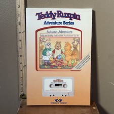 1986 TEDDY RUXPIN Autumn Adventure Worlds of Wonder book 