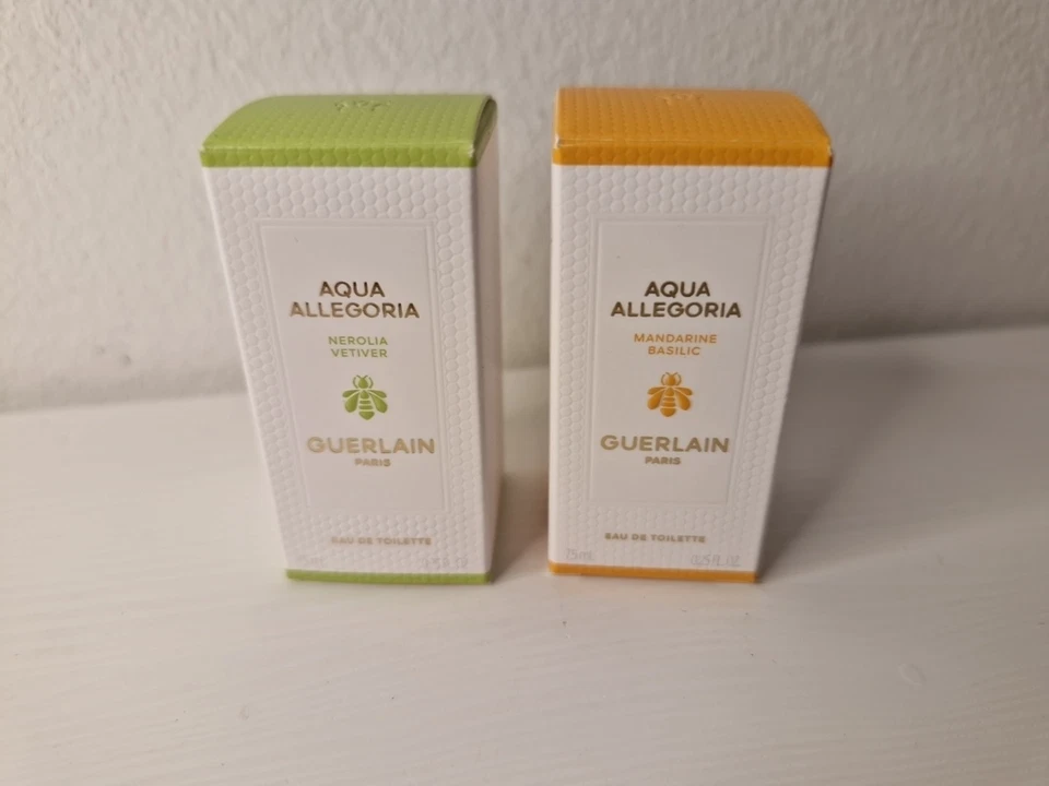 NEU: 2er Set Guerlain Aqua Allegoria Eau De TOILETTE  Je7,5ml  Nerolia Mandarine