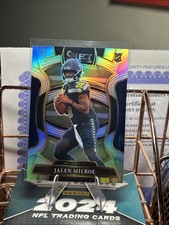 2025 Panini Select - Concourse Jalen Milroe #14 Silver Prizm (RC) Seahawks