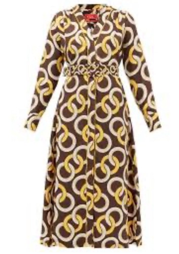 F.R.S.For Restless Sleepers Long Sleeve Silk Dress. XSmall