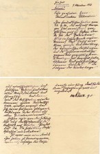 GERMAN GENERAL WW I Alexander von Kluck autograph letter signed