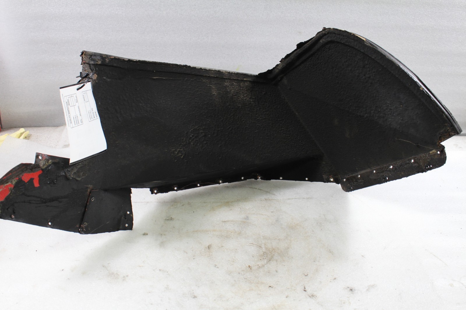 Ferrari 308, RH, Right, Upper Main Inner Fender Liner, Used, P/N 61012800
