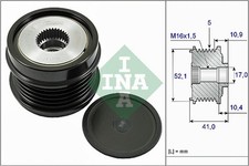 Generatorfreilauf Schaeffler INA 535 0272 10 für MERCEDES W246 W242 GLA C117 CLA Generatorfreilauf Schaeffler INA 535 0272 10 für MERCEDES W246 W242 GLA C117 CLA