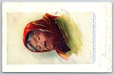 1906 Seattle, WA Postcard - Portrait of Princess Angeline