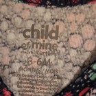 Child of Mine by Carter's Navy Cotton Knit Floral Bodysuit LS Snap 3-6M — photo 4