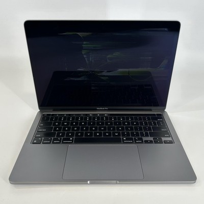 MacBook Pro 13 2020 M1 8-Core CPU 8-Core GPU 16GB 256GB SSD Gray - Cracked LCD