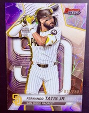 2025 Bowman’s Best - Fernando Tatis Jr #54 San Diego Padres - Purple Lazer /250