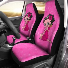 Betty Boop Car Seat Cover Set Car Seat Covers Accessories Set Of 2 Betty Boop Car Seat Cover Set Car Seat Covers Accessories Set Of 2