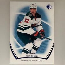 2021-22 SP Hockey Card Kevin Fiala #89 Blue Foil