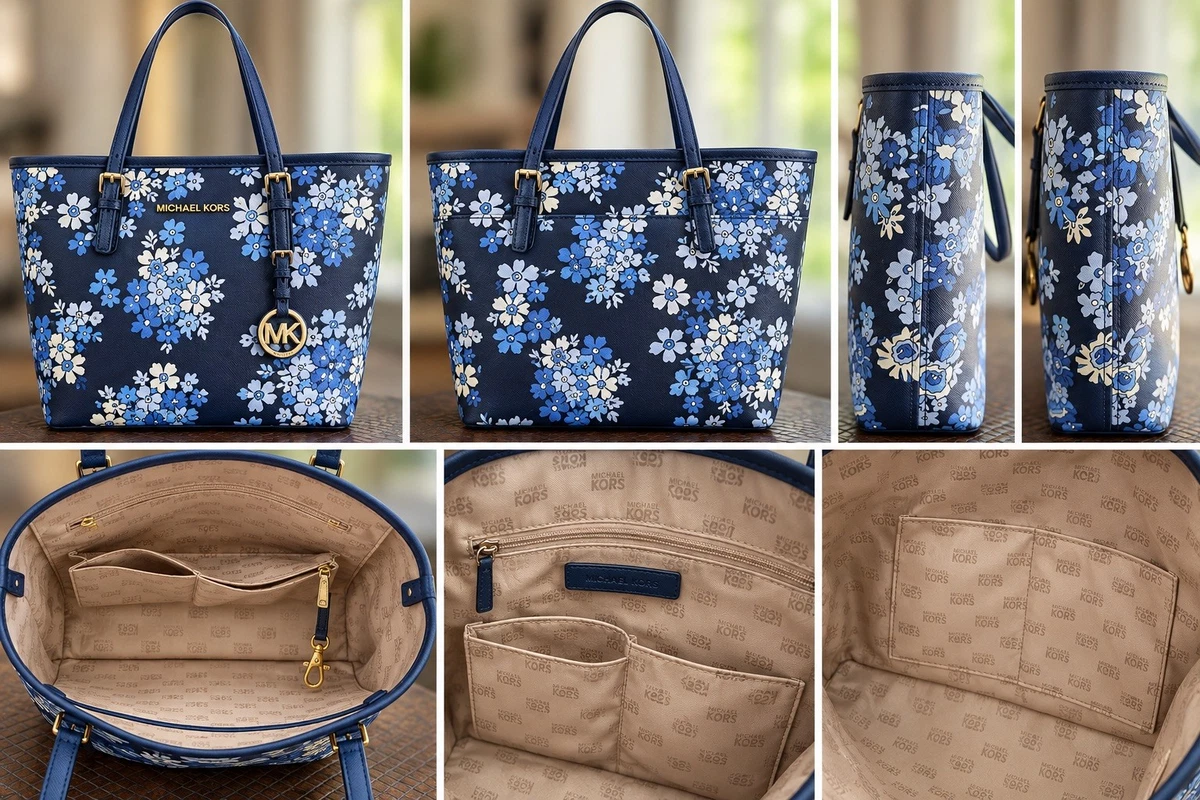 Michael Kors Jet Set Tote Floral Bags & Handbags for Women for