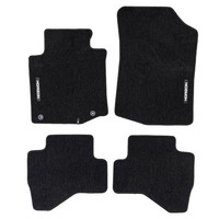 Velours FußMatten FüR Toyota Aygo I 2010-2014 FL Autoteppich Schwarz 4 Teile