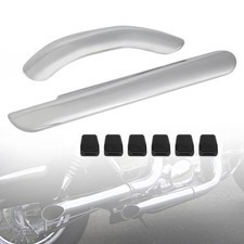 Hitzeschild Auspuff Schalldämpfer Abdeckung Stahl Für Honda Shadow Vt400 Vt750