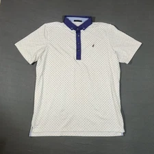 Greyson Golf Polo Shirt Mens XL Wolf All Over Print AOP Logo Performance