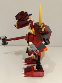 LEGO Creator 6751: Fiery Legend - 99% Complete w/light brick & Manual & Box