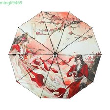 Heaven Official's Blessing Hua Cheng Xie Lian Automatic Folding LED Umbrella New